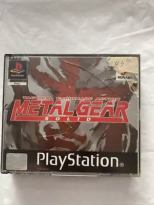 Metal Gear Solid (Sony PlayStation 1 1999) • £25