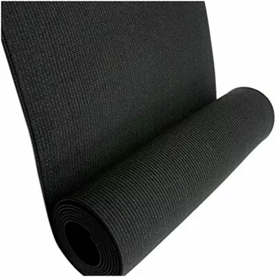 6 INCH Wide (150MM) HIGH QUALITY WOVEN ELASTICBLACK EXTRA THICK  • £5.90