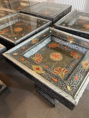 £1000 • Buy Moroccan / Arabic Table , Ideal For Shisha Lounge X 10 Pcs