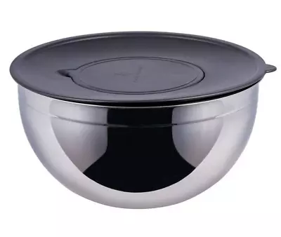 Stainless Steel Mixing Bowl With Splash Proof Lid [9.4  Width 4.8-qt] • $27.16