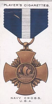 Players War Decorations & Medals 1927 -  35 USA N@vy Cross • £1.29