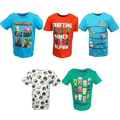 New Boys Ex Store Minecraft T-shirt / Top. 4-14yrs. • £6.25