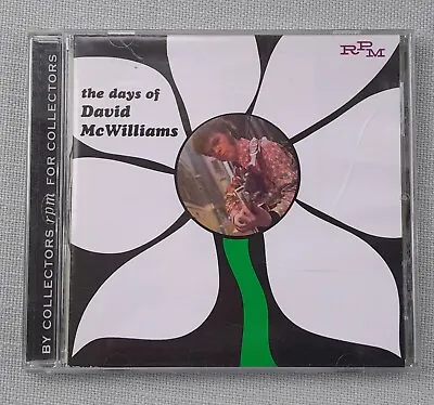 DAVID McWILLIAMS: THE DAYS OF: CD • £9.99