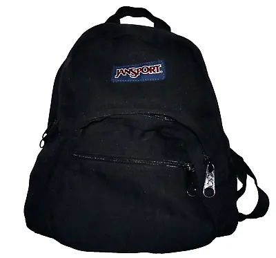 JANSPORT Small Black Polyester Backpack • £30.84