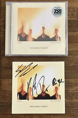 Matchbox Twenty 20 Where The Light Goes Signed Autographed Art Card + Sealed CD • $69.99