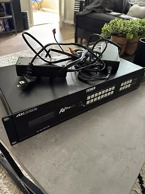 AVPro Edge AC-MX-88HDBT 4K60 8x8 HDMI/HDBaseT Matrix With Audio Delay Control • $4000