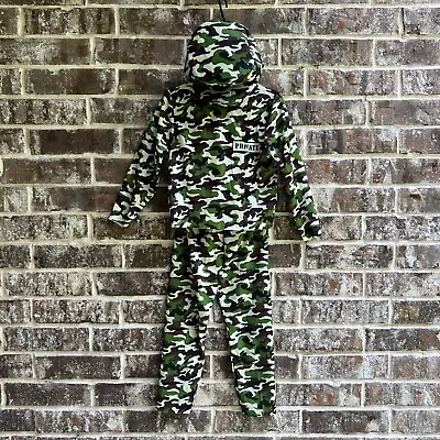 Military Boy Kids Halloween Costume 3-piece Outfit Camo Size Small • $15.89