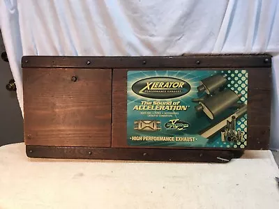 VINTAGE  MECHANICS WOOD  CREEPER MUFFLER GARAGE SIGN Advertisement • $85.50