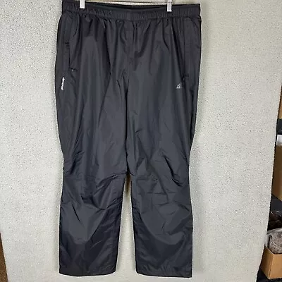 Adidas Pants Mens XXL Black Climaproof Rain Gear Golf Outdoors Hiking • $19.99