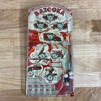 1950’s  Marx Toys BAZOOKA  Pin Ball Military • $27.50