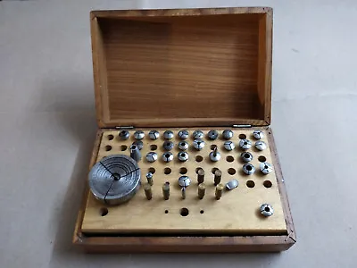 £364.15 • Buy Boley Watchmakers Lathe 8 Mm Collet Set W/ Wooden Box - Clock Watch Tool Germany