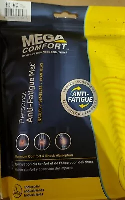 Mega Comfort Personal Anti-Fatigue Mat Insoles - Mens 8-9 Women's 10-11 NEW • $16