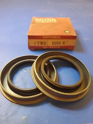 2 Front Wheel Grease Seals For 1957-60 Buick OEM 1174007 National 6950N • $23.94