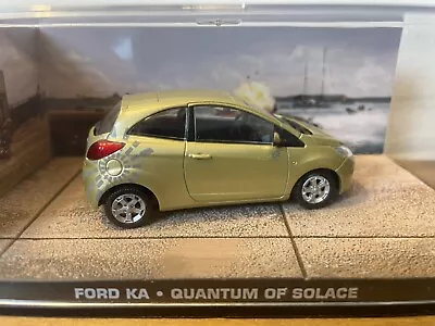 FORD KA #60 007 James Bond Car Collection - QUANTUM OF SOLACE DieCast Model • £7.50