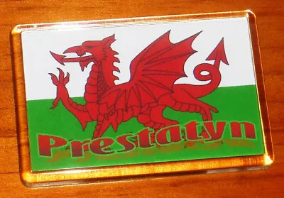 £2.30 • Buy Prestatyn Cymru Wales Flag Fridge Magnet