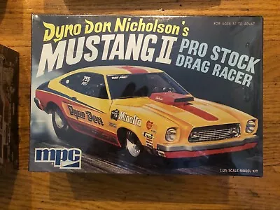 MPC Dyno Don Nicholson's Mustang Ll Pro Stock Drag Racer Sealed Model Kit • $100