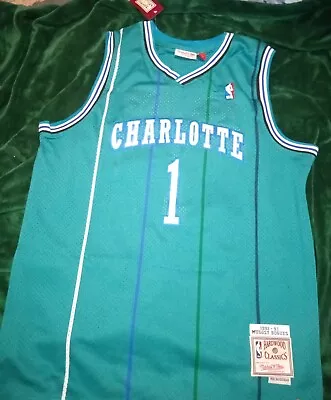 XL Muggsy Bogues Charlotte Hornets NBA Jersey New  • $68.75