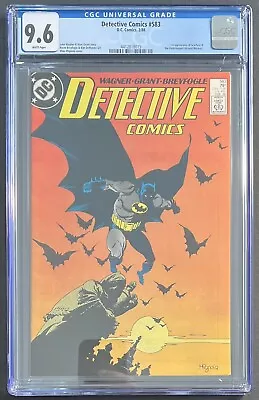 Detective Comics #583 CGC 9.6 WHITE PAGES! 1ST SCARFACE! 🔥🔑 • $124.99