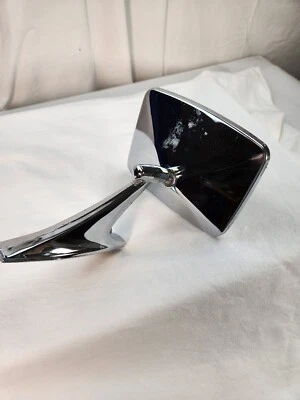 $24 • Buy Vintage 1960s Original Chrome Exterior Side View Car Mirror 5 1/2 Wide 4 1/4 Tal
