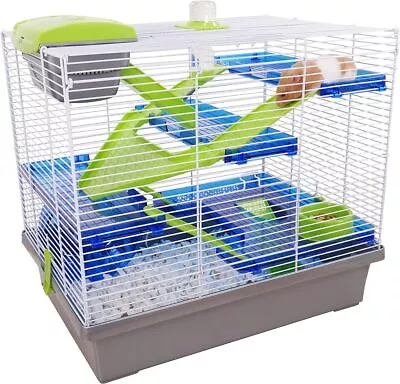 XL Silver & Green - Hamster & Small Animal Home/Cage • $41.94