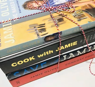 Jamie Oliver Cook Save Comfort Naked Chef Cookbooks Lot Of 4 • $35