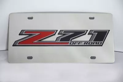 Chevrolet Silverado Z71 Stainless Steel Plate With Z71 Off Road Logo • $37.95