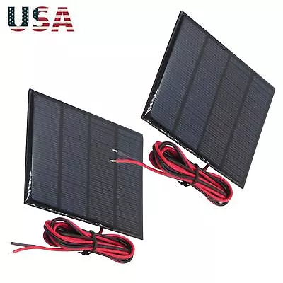 2* Solar Panel Cell Module Epoxy Charger For Charging Cellphones DC Batteries S • $16.99