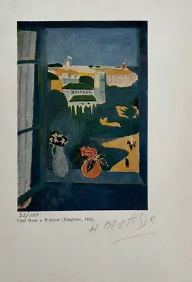 Henri Matisse Original Hand-signed Lithograph With COA & Appraisal Of $3500- • $199