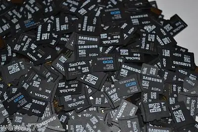 Lot Of (25) Mixed Brand 8GB MICRO SD Memory Cards MicroSD Hc Microsdhc Sd Usb • $59