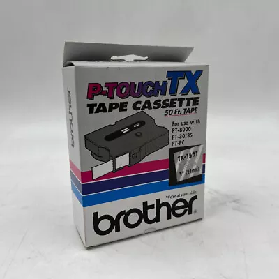 Brother Tx-1551 P-touch Tx Tape Cartridge For Pt-8000 Pt-30/35 - New • $65.75