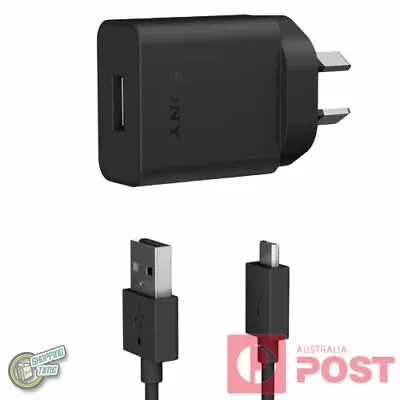 $38.50 • Buy Original Genuine SONY XPERIA Z5 Premium Dual C4 CHARGER AC WALL CHARGER+CABLE