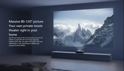 $2800 • Buy Xiaomi 5000 Lumens 4K Ultra Short Throw Projector 1300 ANSI Android TV Global