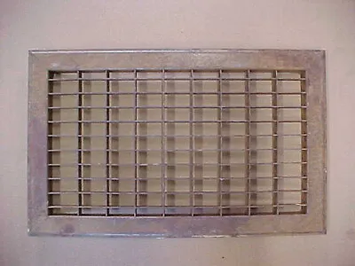 Vintage Metal Floor Grate Vent  16  X 10    Lot 14 • $15