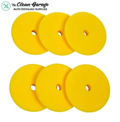 6 Pack Of Pads | Rupes DA Fine Yellow Foam Polishing Pad | For 5  Backing Plate  • $58