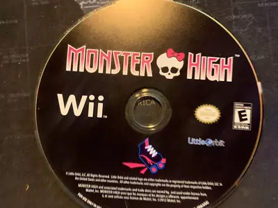 Monster High: Skultimate Roller Maze (Nintendo Wii 2012) NO TRACKING! • $5.29