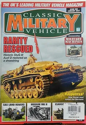 £12.35 • Buy Classic Military Vehicle UK Jan 2017 Rarity Rescued Land Rovers FREE SHIPPING Sb