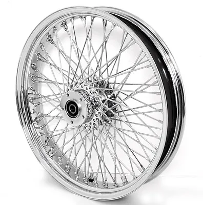 80 SPOKE 21 CHROME FRONT WHEEL 08-15 W/ABS HARLEY ELECTRA GLIDE ROAD KING STREET • $416.95