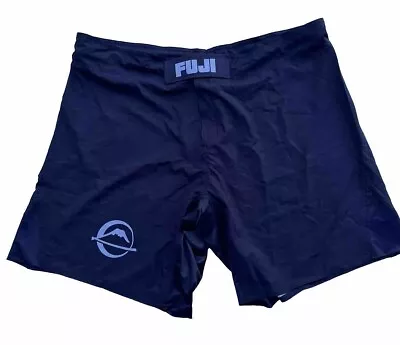 Fuji Baseline Black MMA Judo Grappling Competition Fight Board Shorts - Size 44 • $29.99