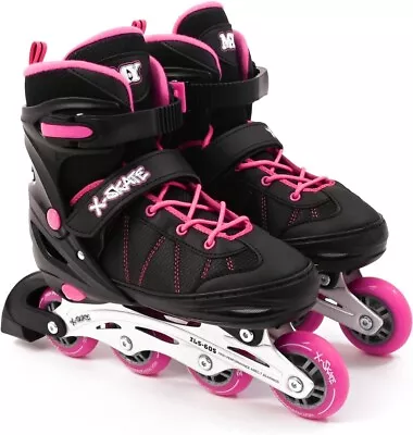 M.Y X-Skate  Skates With Built In Adjusters Kids Roller  • £39.99