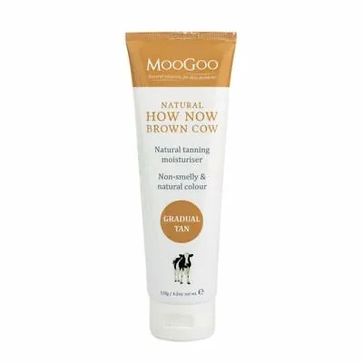 $24.97 • Buy MooGoo Natural Brown Cow Gradual Tanning Cream Coconut & Olive Oil 120g