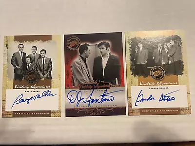 3-Card Lot - 2007 Press Pass Elvis Celebrity Signatures Walker/Fontana/Stoker SP • $89