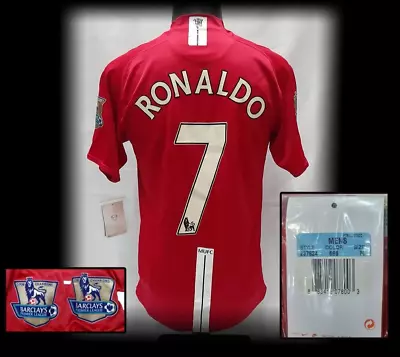 Ronaldo 7 Manchester United 2007 2008 2009 Shirt Jersey BNWT M 237924 Official • $599