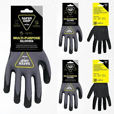 Mechanics Gloves With Touchscreen (2 Pack Medium) - Safer Grip By  OPNBar • $12.99