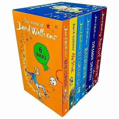 The World Of David Walliams 6 Books Collection Box Set Boy In The Dress & More • £25.99