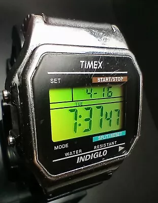 Vintage Timex Multi-Function Digital Watch Fully Functional With New Battery  • $16.99