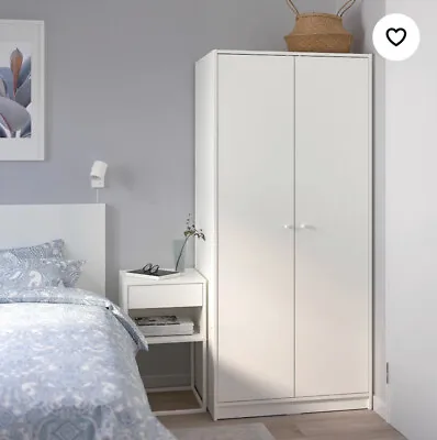 £50 • Buy IKEA Klepstadd Wardrobe White Used Conditon 