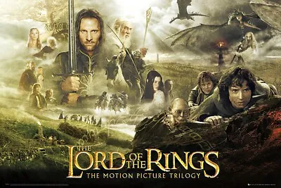 The Lord Of The Rings - Trilogy - Movie Poster / Print (Size: 36  X 24 ) • $12.99