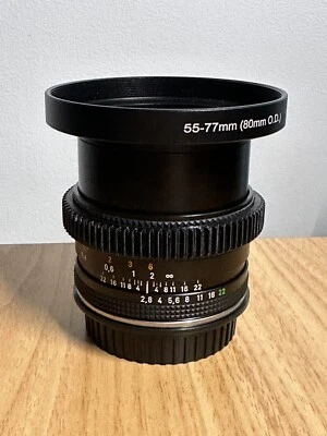 £400 • Buy Contax CY Carl Zeiss Distagon T* 25mm F2.8 MMJ Cine-Mod EF Lens