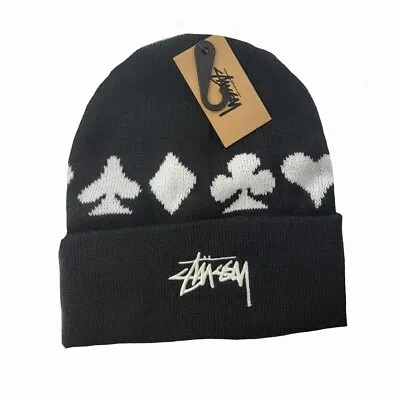£39.83 • Buy Black Stussy Beanie Hat. BRAND NEW.  Woolly 