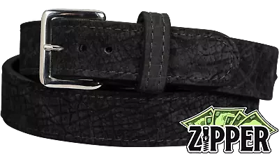 Black Hippopotamus Money Belt With 25  Zipper • $209.99